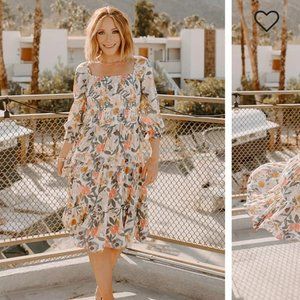 Baltic Born Marta Smocked Midi Dress